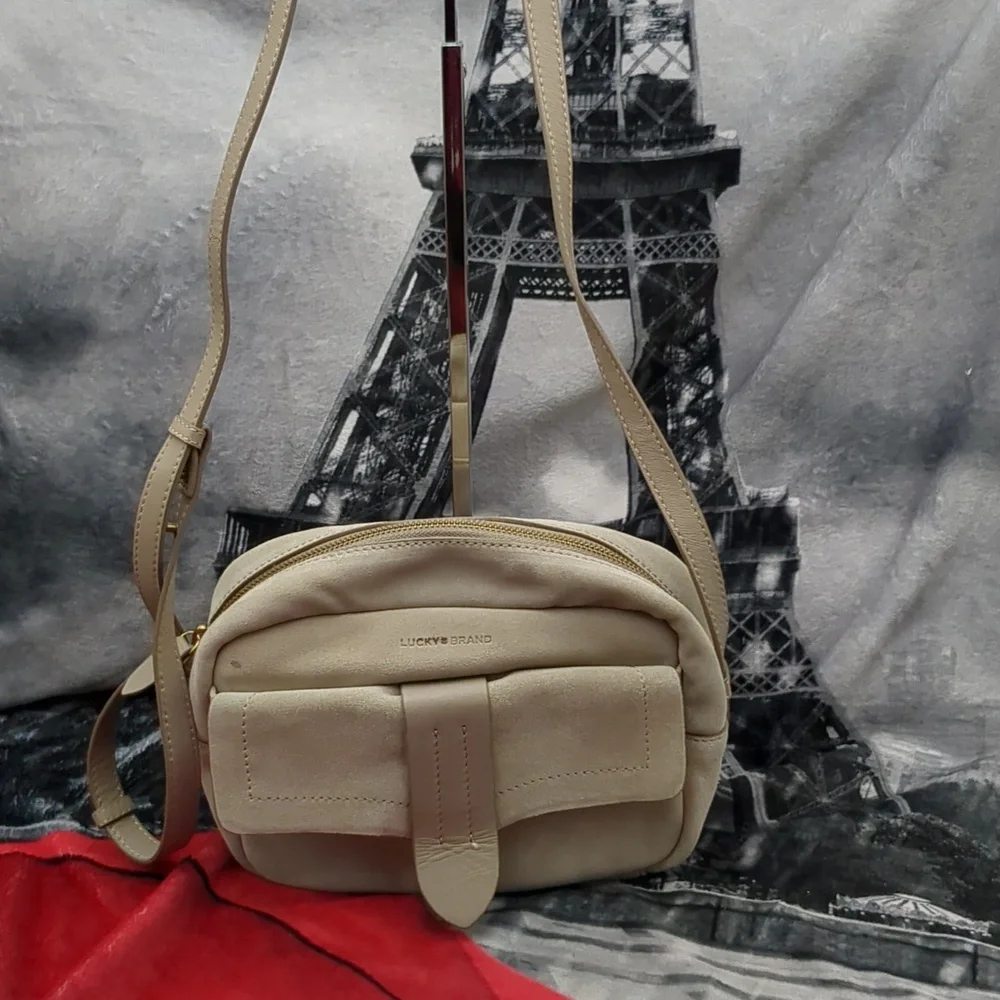 Lucky Brand suede Kaza crossbody